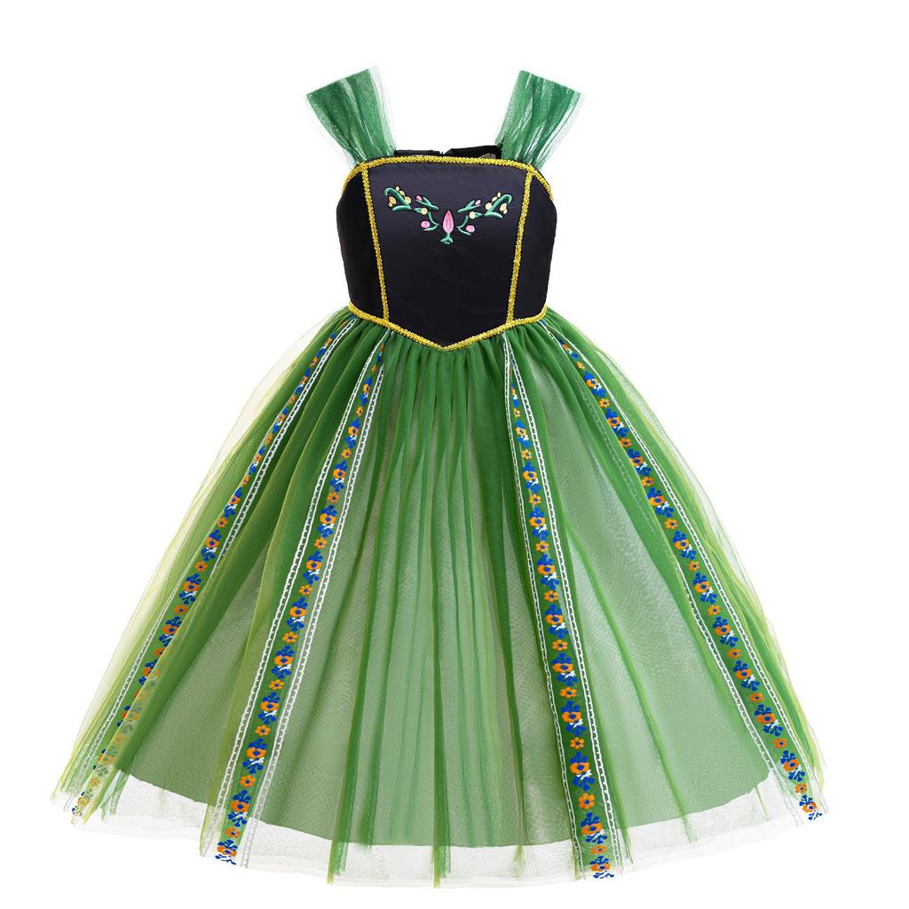 Cross-border foreign trade Anna ANAN princess dress Frozen dress Anna princess dress dress performance dress NN85
