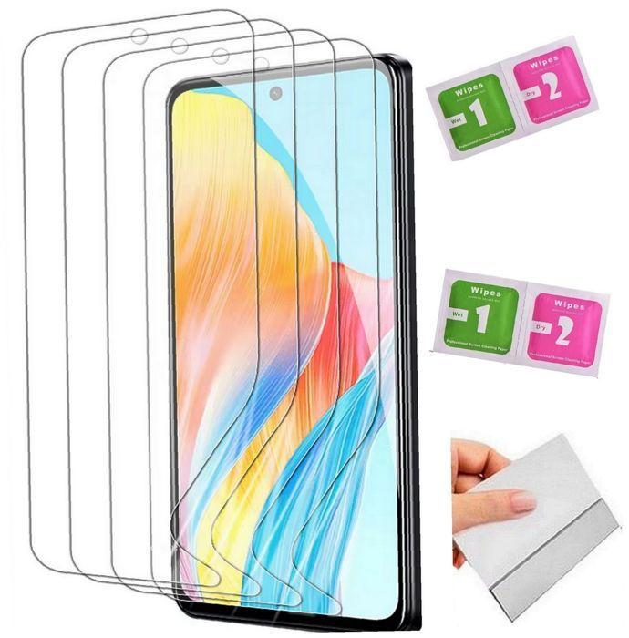 AILIKA- Lot 4 films écran hydrogel HD pour téléphone Motorola Motosmart Me XT303, ultra clarté, confort tactile, anti-rayures, soup