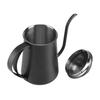 650ML Capacity Coffee Drip Pot Black Color Stainless Steel Kettle Home Brewing Kettle  Home Use