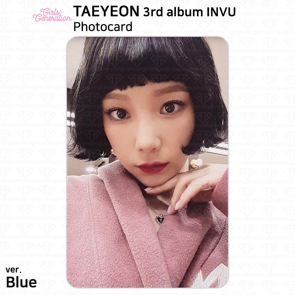 

Третий альбом Тэён из SNSD GG Girls’ Generation Официальная фотокарточка INVU KPOP ver. Blue #03