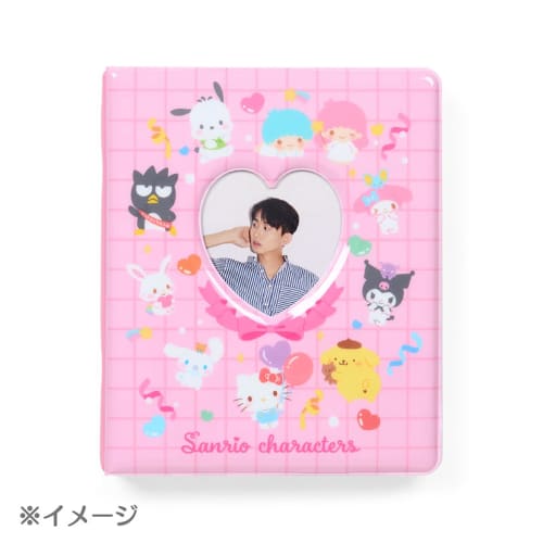 Sanrio (SANRIO) L-Size Photo Pocket Album (Enjoy Idol) Sanrio Characters PVC, Approx. 18cm W x 3.3cm D x 22cm H, 6-Hole Type, 12 Sheets (48 Pockets),