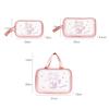 Transparent Necessary Cosmetic Bag Transparent Travel Organizer Fashion Small Medium Large Toiletry Bags Makeup Pouch Storage