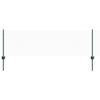 Poteaux de Clôture vidaXL 11 pcs U-Channel Vert 100 cm Acier 3336673