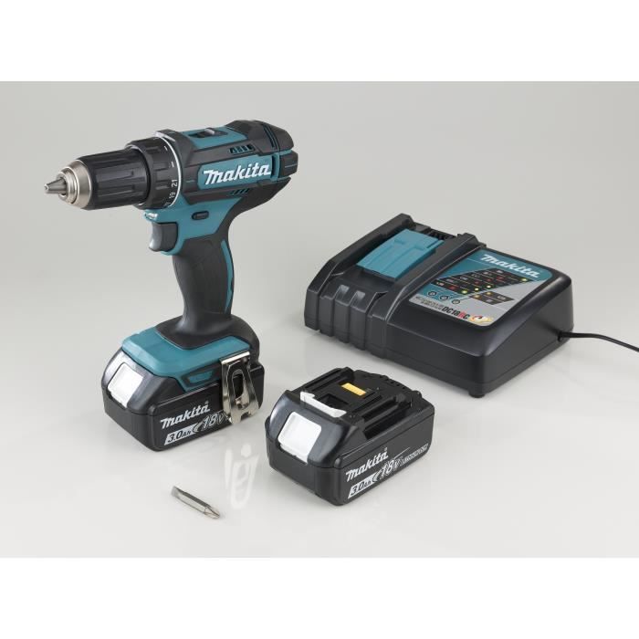 Perceuse visseuse 18v lxt (2x3,0 ah) en makpac - makita ddf482rfj