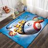 Minions Cartoon Printed Flannel Area Rug Non Slip Washable Floor Mat Kids Bedroom Living Room Sofa Decor Indoor Entrance Gift