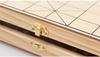 Chinese Chess Xiangqi Set, Foldable, Portable Wooden Chess Board Game, Gift, Portable Folding Board, Solid Wood Chess Set, Wooden Chess Board