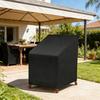 Universal Fit Stacking Chair Cover Produced Using Tear Resistant 210D Strong Fabric Including Storage Bag