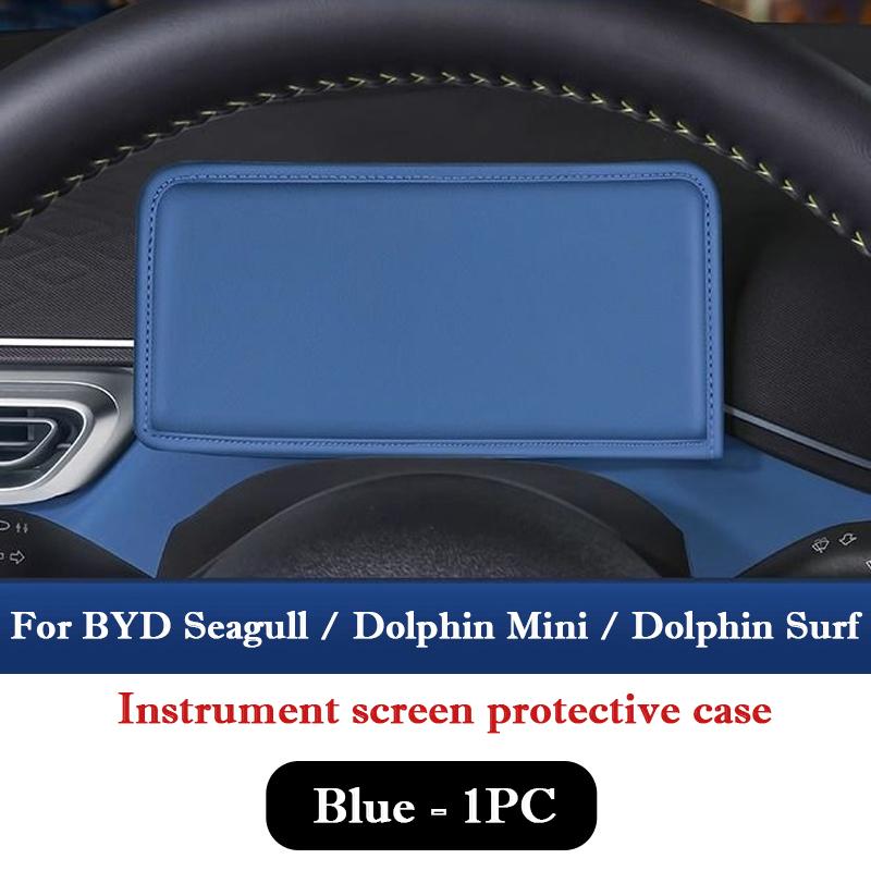 For BYD Seagull Dolphin Mini Surf Central Control Screen Protector Navigation trument Screen Sun Protection Leather Cover