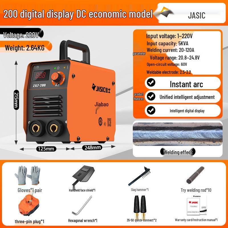 JiaShi 220V Portable Mini Welding Machine - Industrial Grade Welder for Home Use