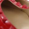 VALENTINO GARAVANI Rock studs pumps ankle stripe Red Patent leather Women Used