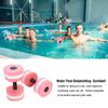 1 paar Wasser Float Bodybuilding Training Fitness Yoga Hantel Langhantel (Rosa)