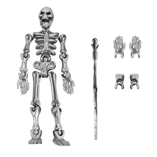 3D Printed Skeleton Action Figure Multi-Jointed Movable Articulated Skeleton Toy Collectible Desktop Decoration for Kids Artists Collectors