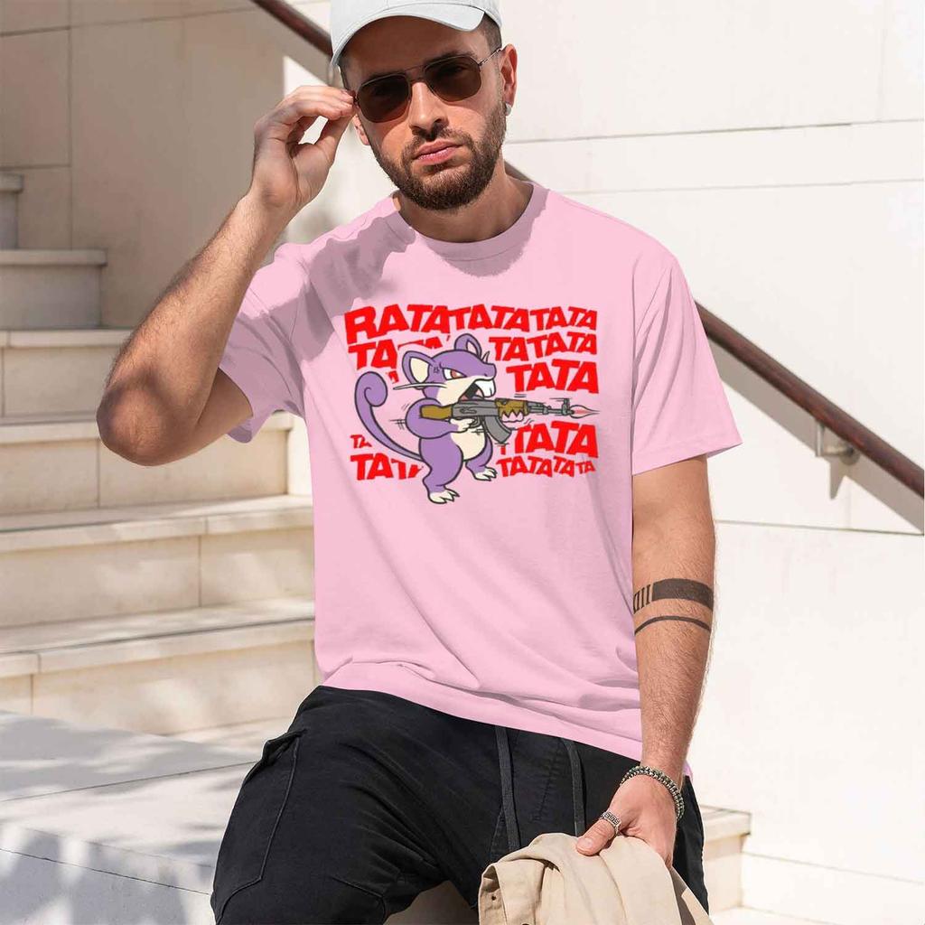 Gun Rat Tshirt Unisex Banksy T Shirt Street Designer Tees Fashion Summer Unisexs Clothing Streetwear Anime Tshirt 2026 New Model Shor