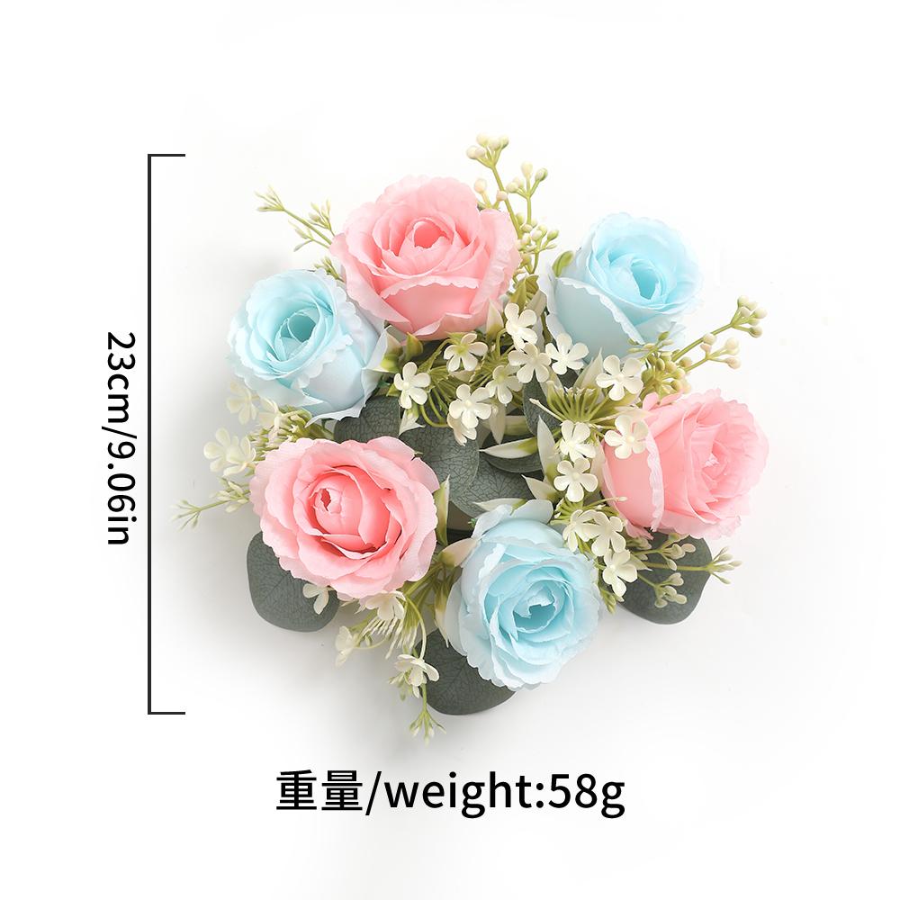 

23/33CM Artificial Flowers Garland Silk Fake Flowers for Home Room Decor Wedding Decoration DIY Wreath Craft Gifts Accessories