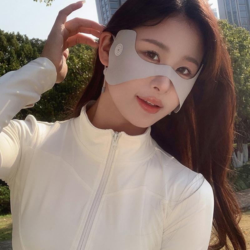 Face Care Mask Face Patches Under Eyes Golf Face Protection Breathable Fabric Gentle On Skin Washable