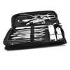 26Pcs Eyebrow Tweezers Manual Stainless Steel Rugged Versatile Lightweight Nail Clipper Kit for Home