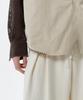 Aleseueseussi Knit Sleeve Layered Shirt - Beige