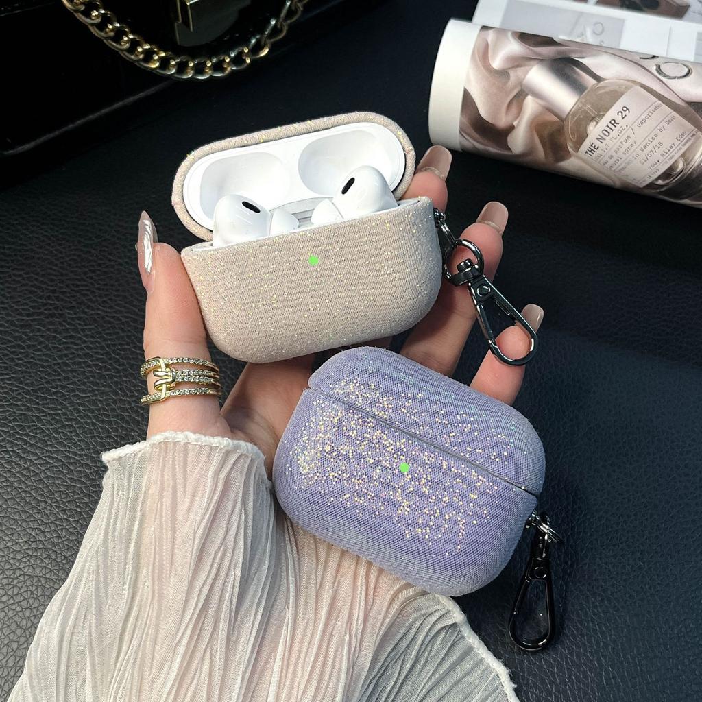 Glitter Sequin Earphone Cover for AirPods 1 /3 Generation Full Bag with Buckle Iphone Earphone Case Pro2