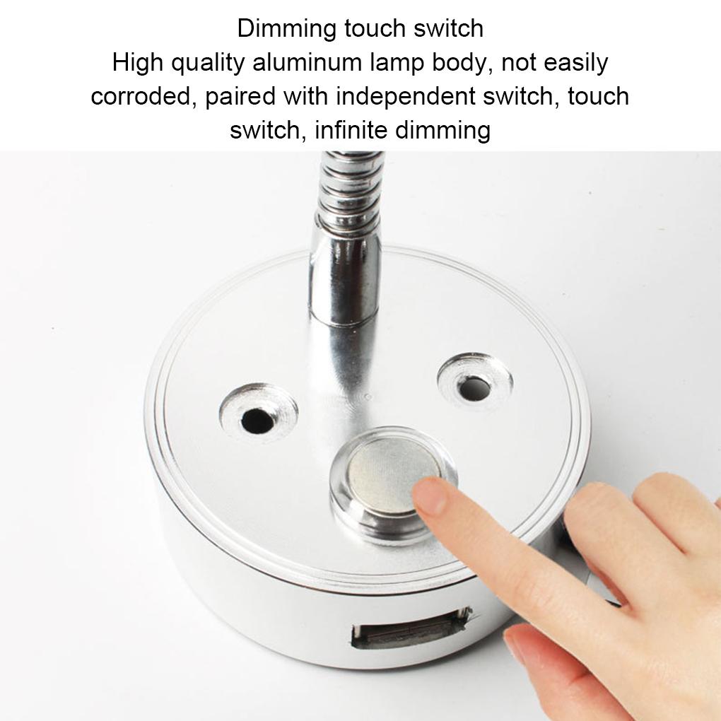 Black Led Reading Lamp Safe To Long-lasting Versatile Wide-angle Beam Led Reading Light Wall Light