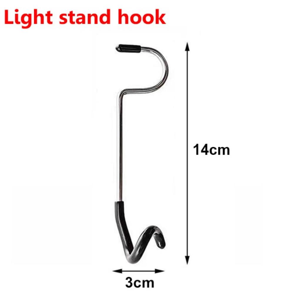 Camping Light Pole Hook Stainless Steel Tent Pole Lamp Hook Multifunctional Outd