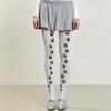 Cat Print Velvet Tights With Hip Lifting And Slimming For Casual Women