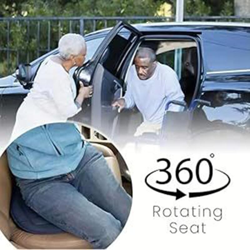 360 Rotating Car Seat Cushion For Elderly Pregnant Women Universal Vehicle Multifunctional Mobile Swivel Seat Pad