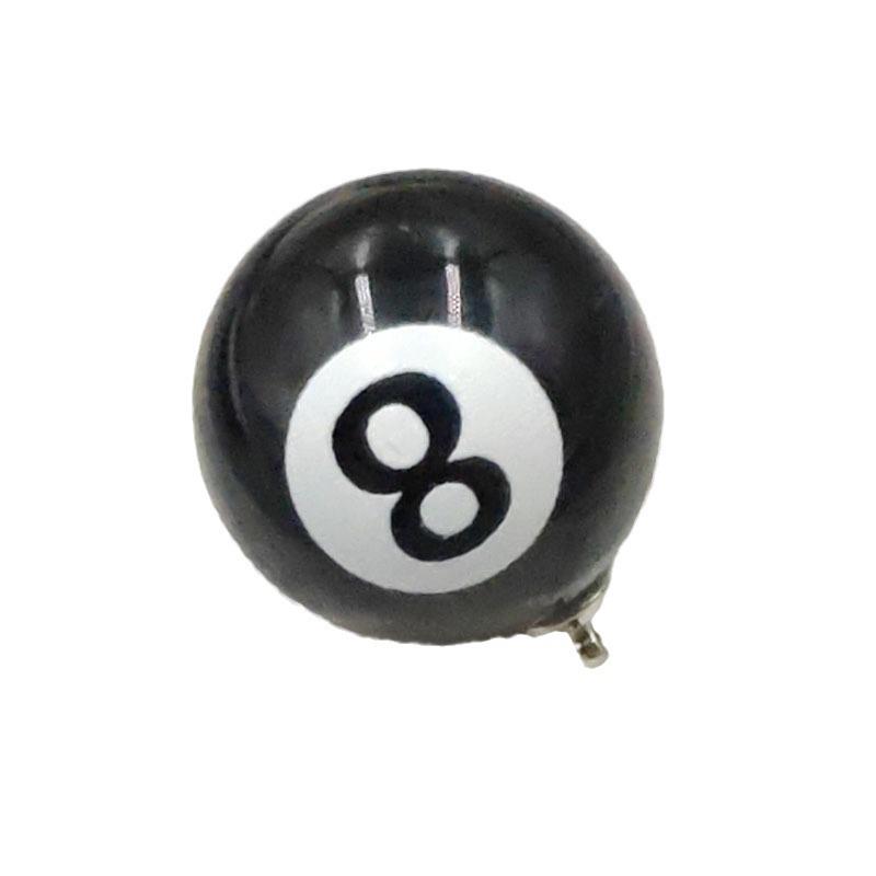 DIY Jewelry Accessories: Mini Resin Black Billiard Table Keychains & Bag Charms