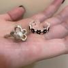 Small Flower Open Ring for Women, Vintage Style, Finger Ring with High-end and Unique Design, Finger Ring with Small Details.