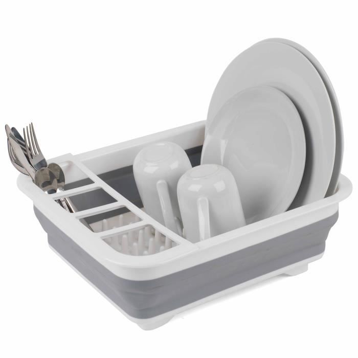 Égouttoir à vaisselle - Beldray LA031051 - Pliable - Plastique durable - Compact 36,5 x 31 cm