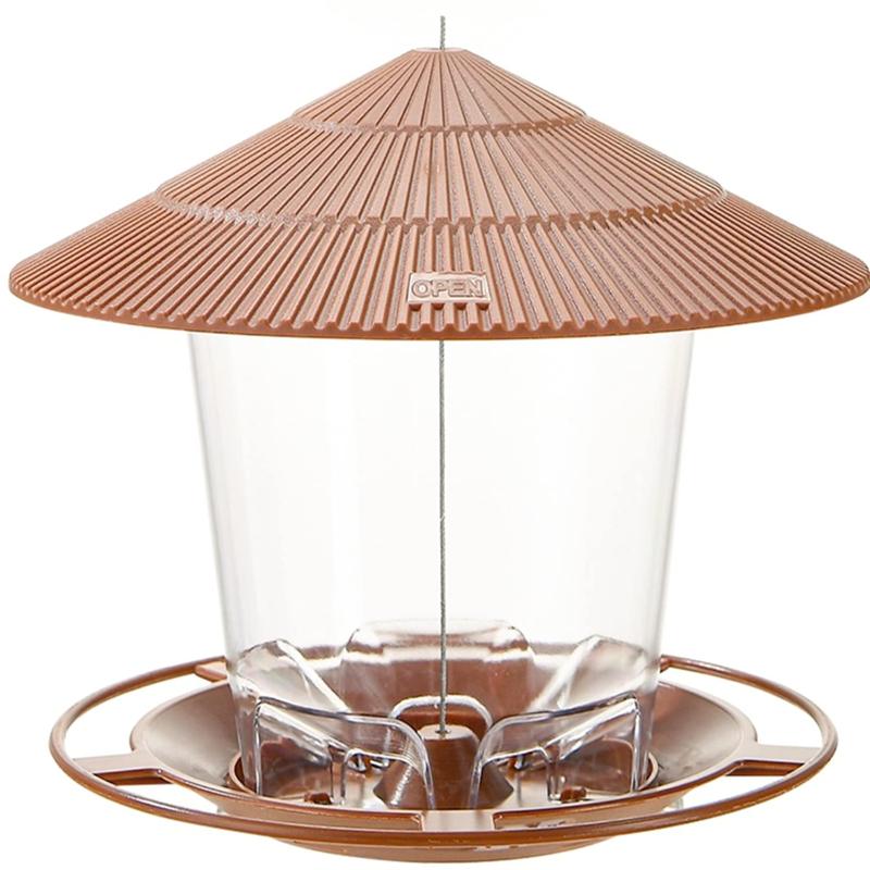 Minimalist Automatic Outdoor Bird Feeder Hanging Leakproof for Hummingbirds Backyard Patio Home Garden Decor