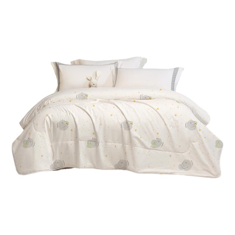 Luolai Kids Tuantuan Bear A-Class Pure Cotton Silk Quilt