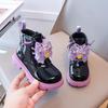 Girls' Velvet Warm Cotton Boots 2025: Winter Soft-Sole Kuromi Non-Slip Children's Shoes