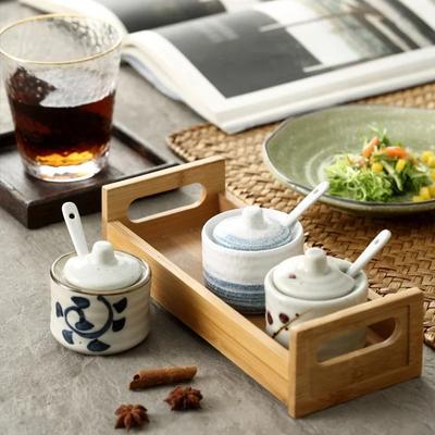 Creative Can Ceramic Seasoning Tank Kitchen Ware Storage Bottles and Jars Seasoning Bottle Japanese Seasoning Tank
