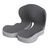 2-in-1 Seat Cushion Ergonomic Memory Foam Back Cushion Non-Slip Base Seat Cushion with Lumbar Support for Office Chair Car Seat