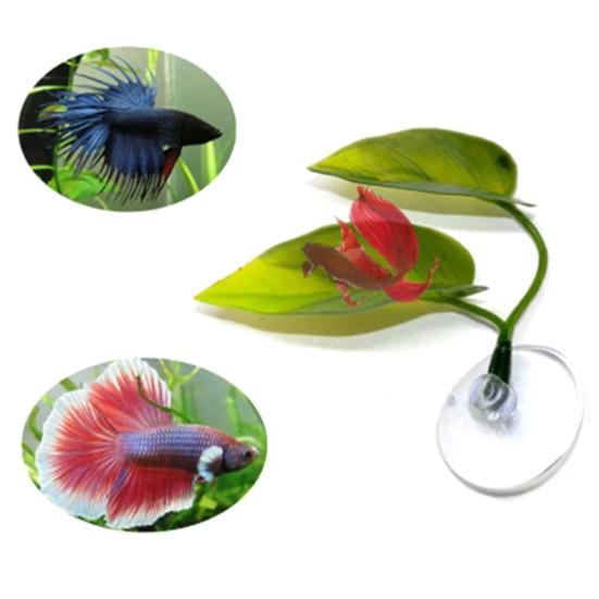 Aquarium Fish Home Tank Artificial Leaves Landscaping Plants Ornament Decoration