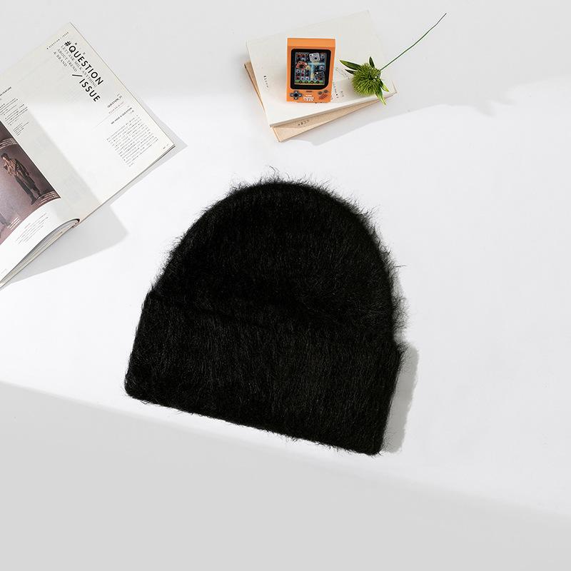 

Autumn and Winter Warm Pulling Fleece Long Hair Sheep Camel Fleece Fleece Hat Women s Knitted Hat Woolen Hat Baotou Cold Hat