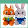 Zootopia Judy Hopps Nick Wilde Plush Fox And Bunny Toys For Kids With Pp Cotton Filling Gift For Children