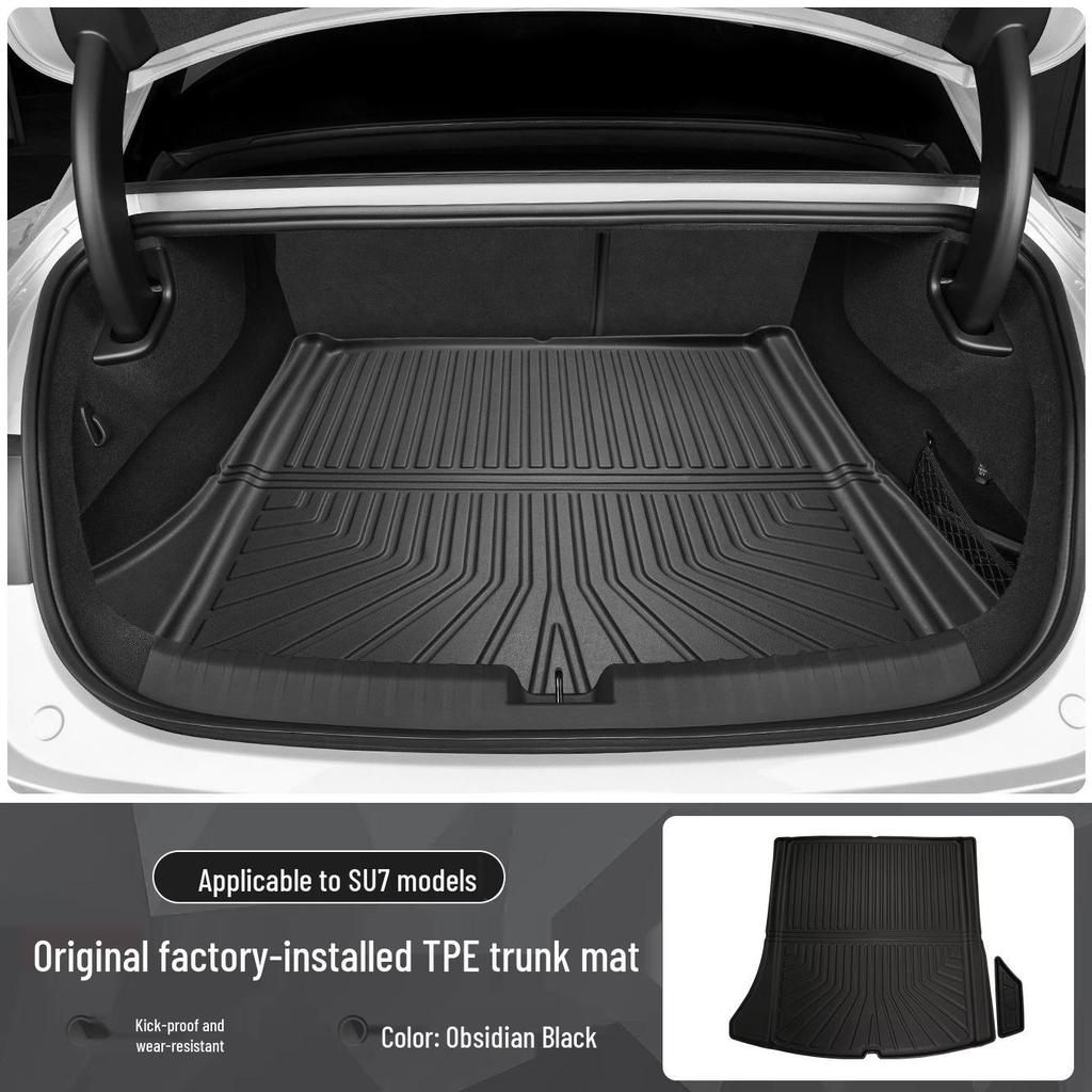Xiaomi SU7 TPE Protective Trunk and Backrest Mat, Interior Car Accessory