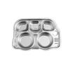Cartoon Pattern Children's Dinner Plate Divided Snack Tray Tableware Food Feeding Dishes  Gift