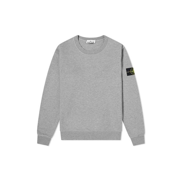 STONE ISLAND krāsots džemperis `Melange Grey`
