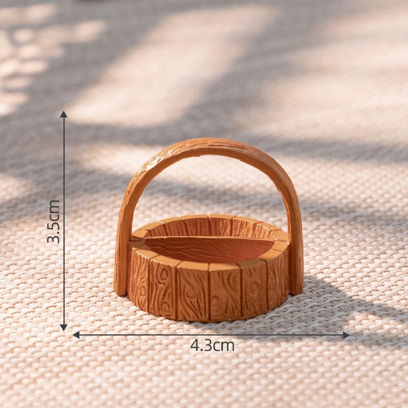 Micro-landscape Creative Ancient-style Food Box Basket Model Dollhouse Decoration Accessories Miniature Mini Ornaments