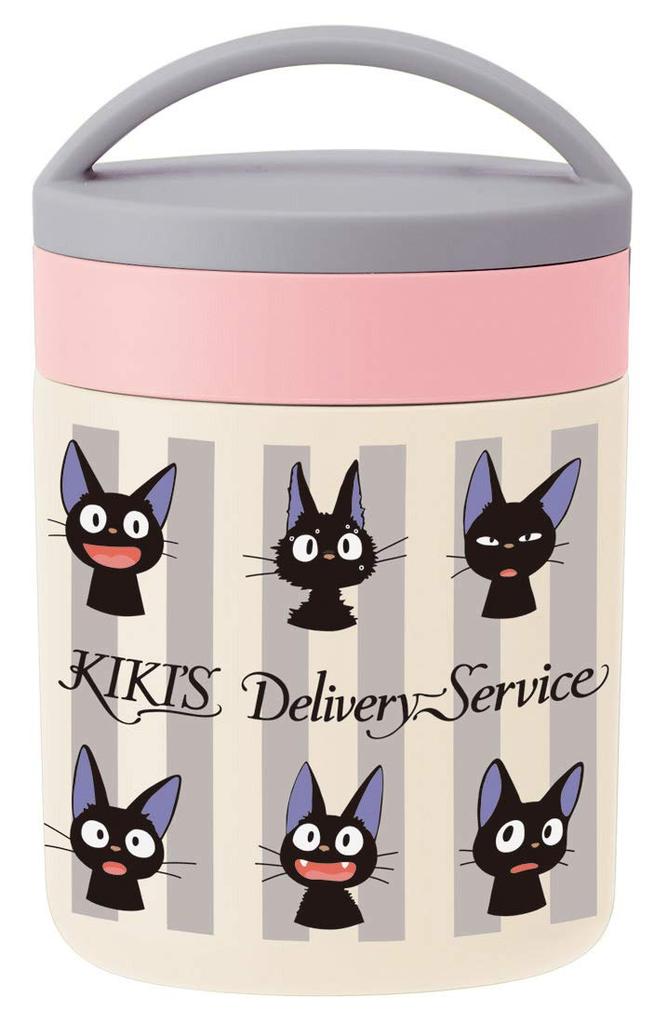 Skater Insulated Soup Jiji Delivery Studio LJFC3 Jar, 300ml, Face, Kiki's Service, Ghibli,