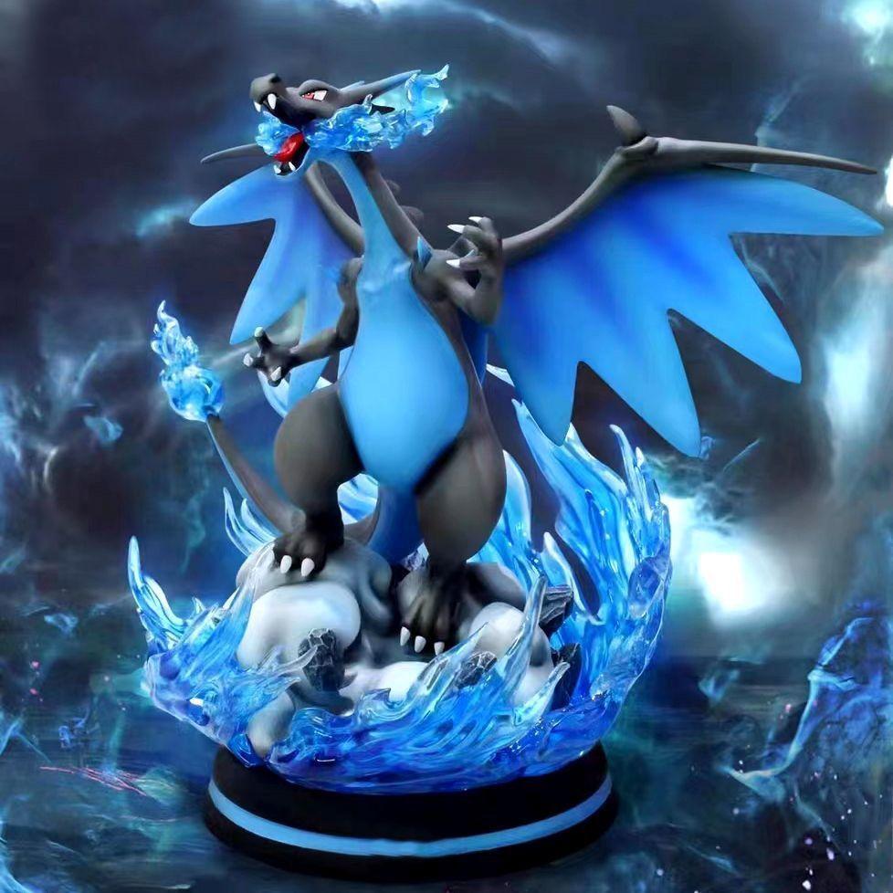 

28CM Pokemon EDG Charizard Bulbasaur Mewtwo figures POLYVINYL CHLORIDE CuteLeaf partner Idiot Adorable Surfing Charming Collector Mode Presents