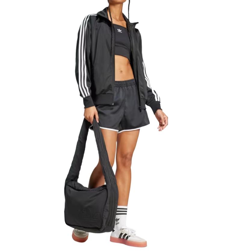 adidas Womens Adicolor Classic Firebird Loose Track Top Black Women Streetwear JC8251