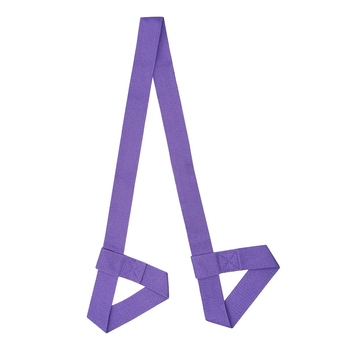 

Регулируемый ремень для коврика для йоги, ремень для переноски на плече, спортивный ремень, эластичный пояс для упражнений на растяжку и фитнеса, оборудование для йоги фиолетовый