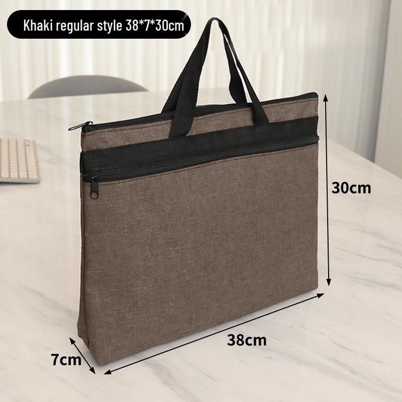 Мужской и женский портфель на молнии для документов и контрактов