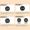 Battery Voltage Indicator Meter 12V/24V Power Level Monitoring Tool Easy Installation ABS Construction For Solar Systems