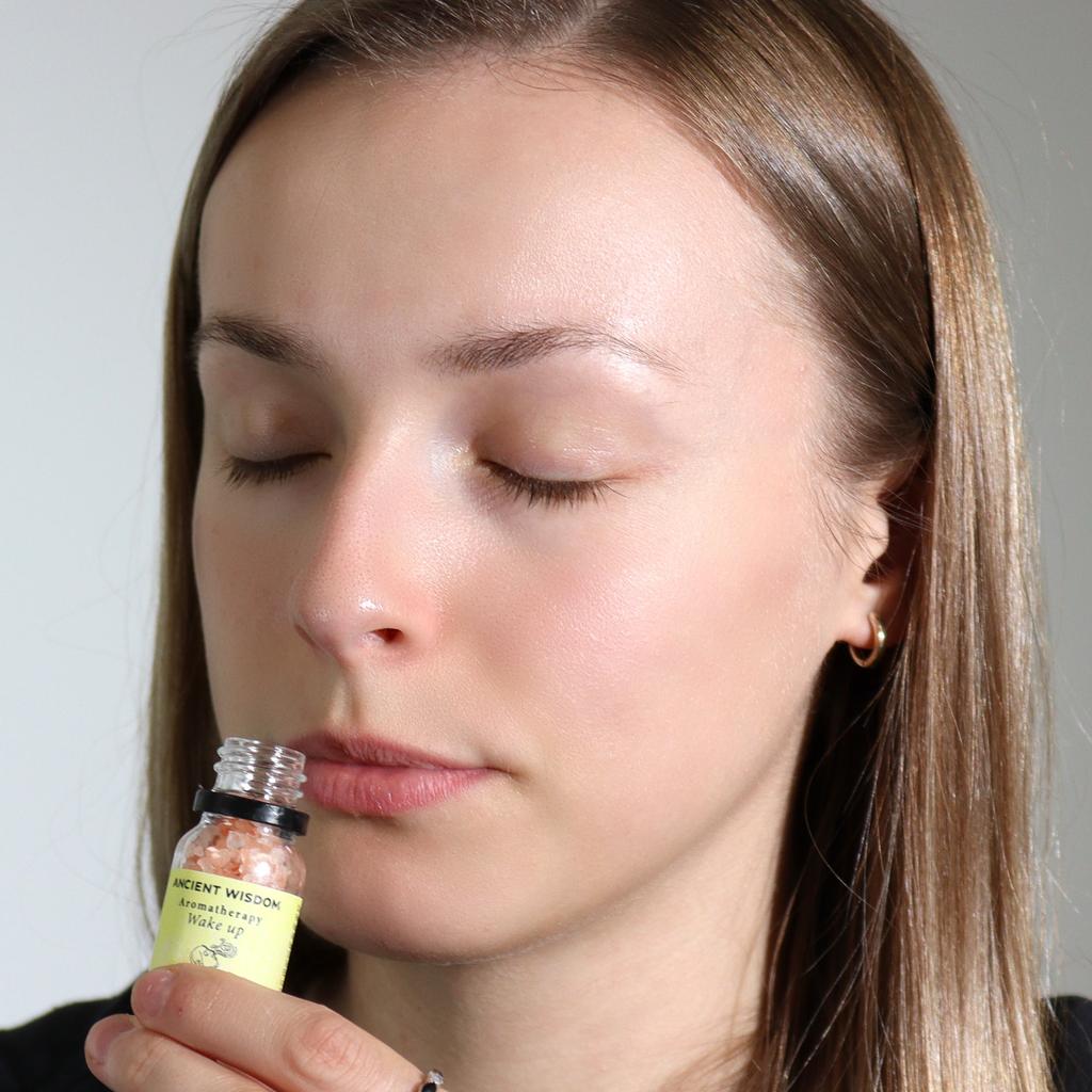 Riechsalze Aromatherapie Aufwachen Himalaya-Salz