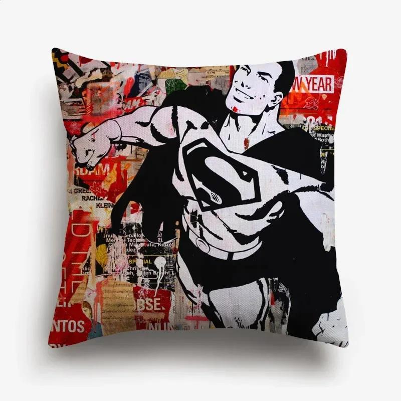 American POP ART Cushion Covers BANG WOW BOOM POW Cushion Cover Home Decorative Linen Pillow Case for Sofa Couch
