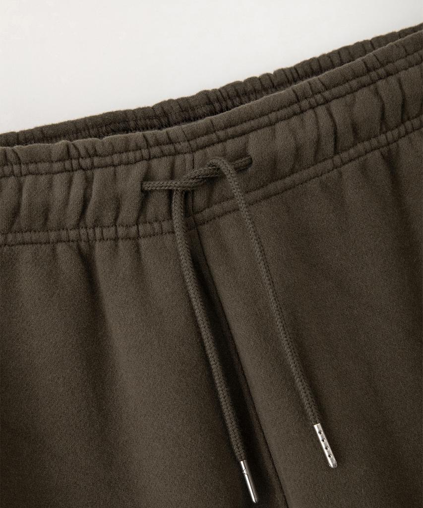 Sseomweeobeoteo Square Logo String Sweatpants - Brown